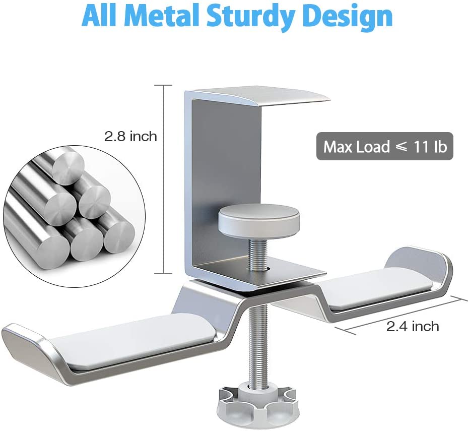 Headphone discount stand clamp