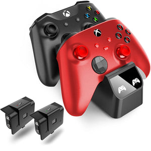 
            
                Load image into Gallery viewer, 2 Pack &amp;amp; 4 Battery Xbox Controller Charger Station
            
        
