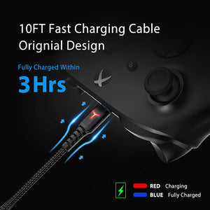 2 Pack Xbox Series X S PS5 Controller Charger Charging Cable