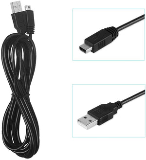 USB Charger Cable Compatible with Nintendo Wii U Gamepad Controller 10 Feet Long USB Power Charging Cord