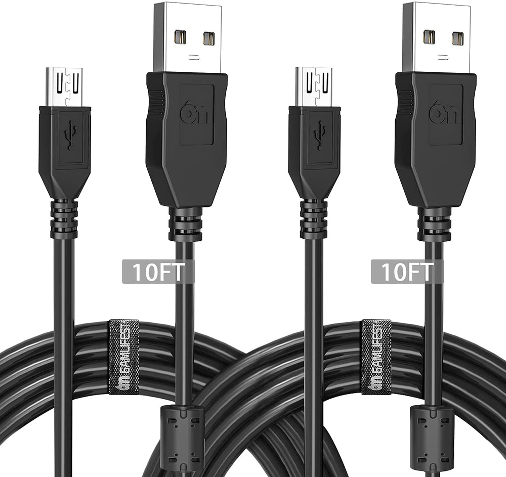 
            
                Load image into Gallery viewer, 2 Pack PS4 Controller Charging Cable
            
        