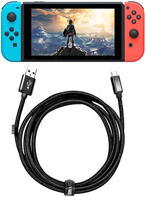 6.6FT Charger Cable for Nintendo Switch and Switch Lite