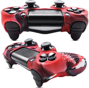 
            
                Load image into Gallery viewer, PS4 Controller Skin (Red + Blue 2 Controller Skins + 10 Thumb Grips)
            
        