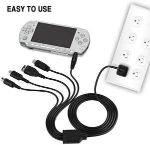 5-in-1-USB-Ladekabel für Nintendo DS Lite/Wii U/New 3DS (XL/LL), 3DS ( –  6amgame