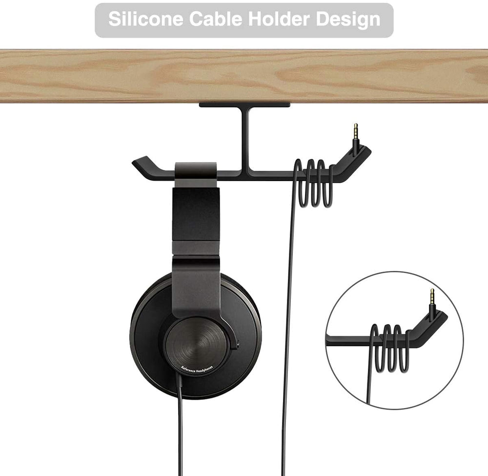 Headphone Headset Holder with 2 Silicone Covers