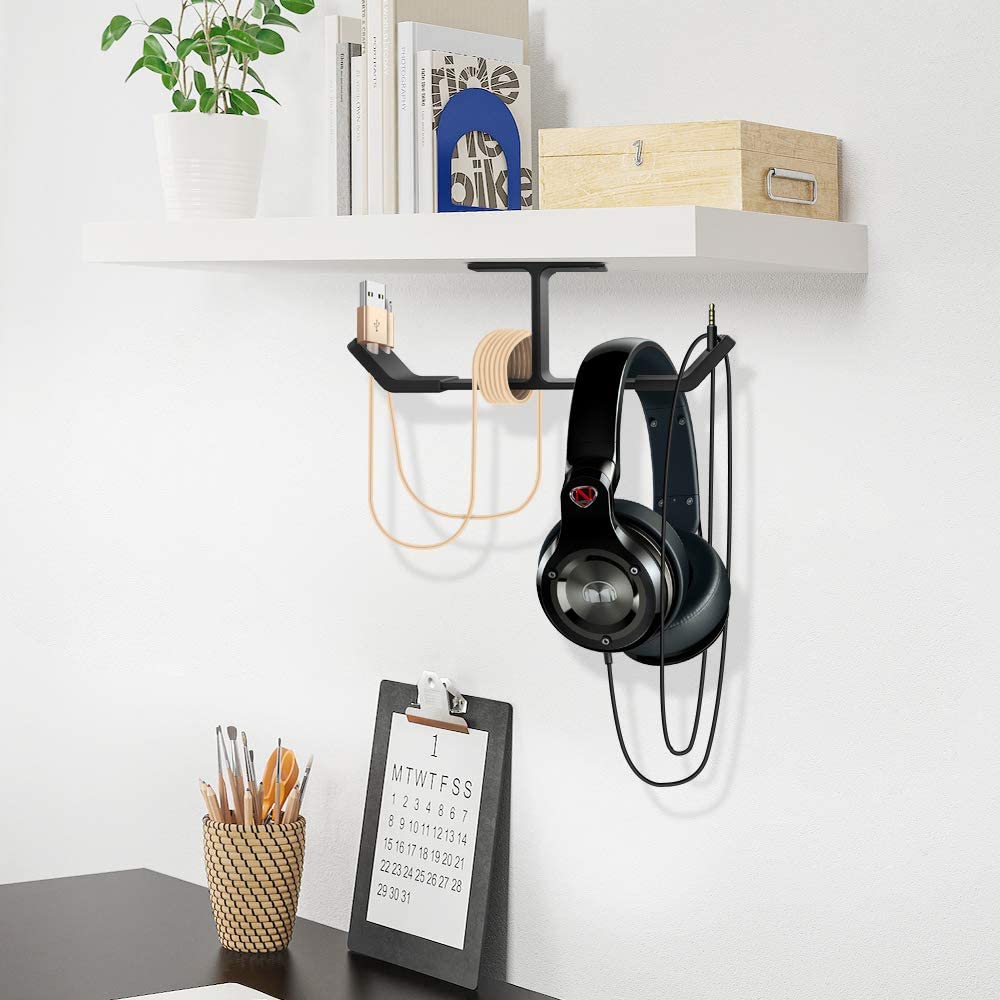 
            
                Charger l&amp;#39;image dans la galerie, Headphone Headset Holder with 2 Silicone Covers
            
        