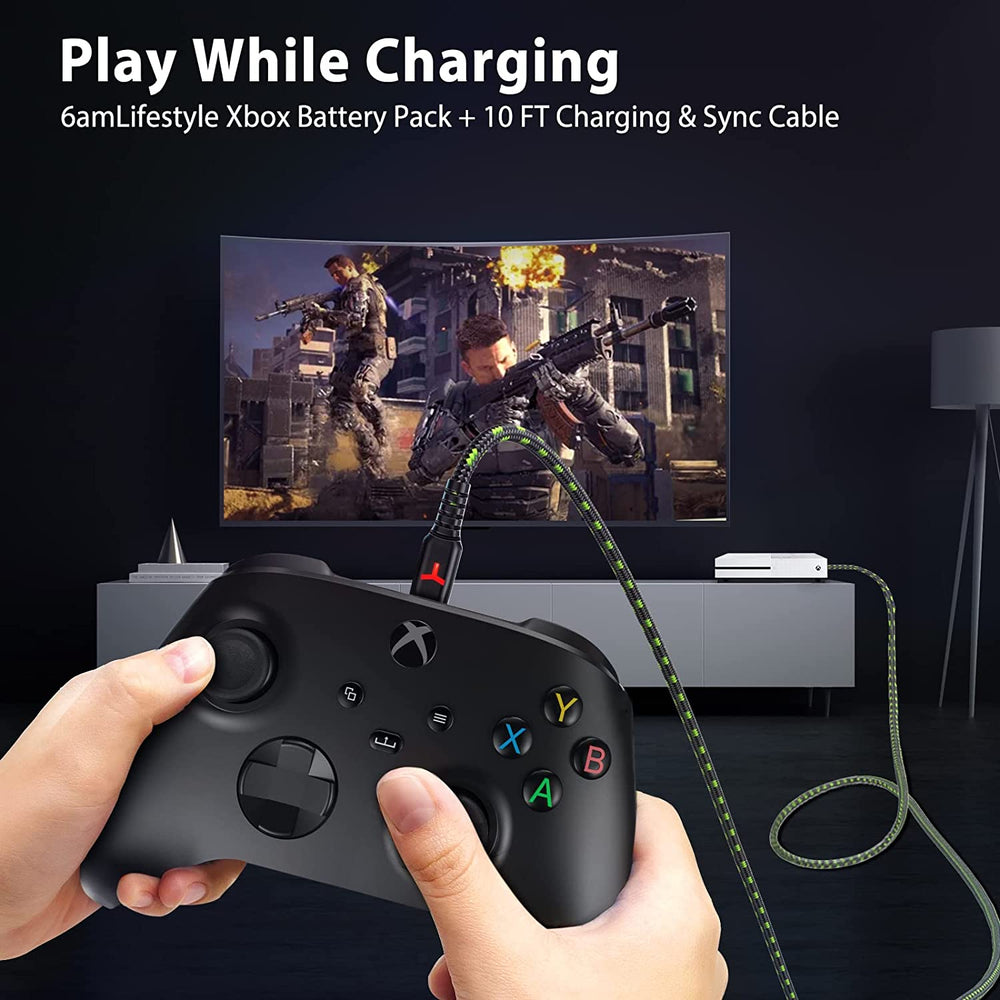 For Xbox One Series X Play and Charge Kit S Rechargeable Battery Plug and  play