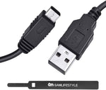 USB-Ladekabel kompatibel mit Nintendo Wii U Gamepad Controller 10 Fuß langes USB-Ladekabel