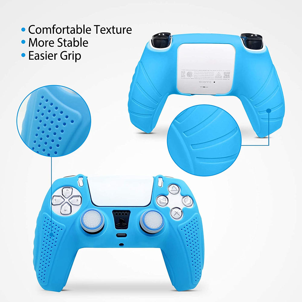 
            
                Load image into Gallery viewer, PS5 Controller Anti-Slip Silicone Cover Skin x2
            
        