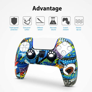PS5 Controller Cover x2（Planet Style）