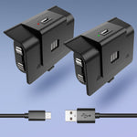 Rechargeable Battery Pack with Cable-2 Packs